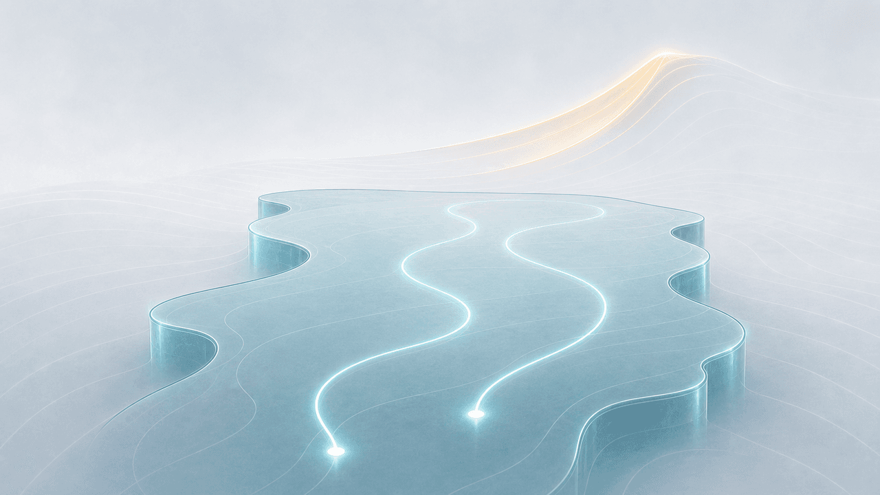 Adaptive landscape illustration for Neutral Plateau Landscapes: Equal Scores Still Move Search.